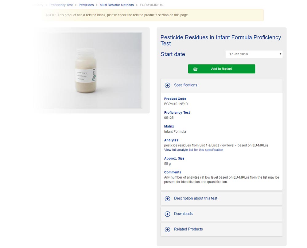 Fapas Product Pages
